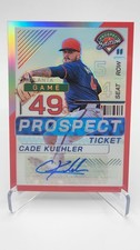 2024 Panini Prospect Edition - Cade Kuehler #152 Red Prizm Signatures /199 AU,RC
