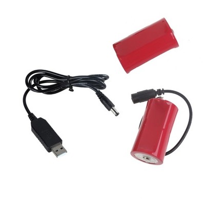 USB to 3V LR20 D Battery Eliminators Dummy Battery Power Cable for Water Heaters