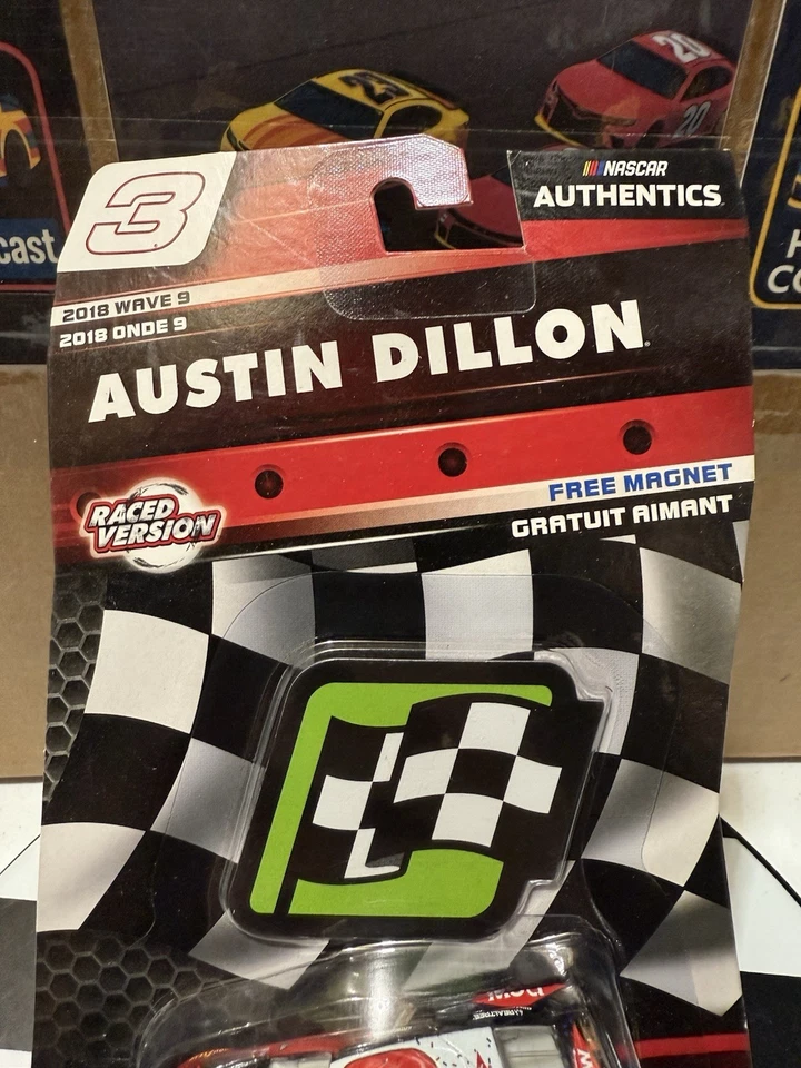 AUSTIN DILLON #3 DOW 2018 Daytona 500 WIN NASCAR Authentics 1:64 Diecast WAVE 9 - Image 3 of 4