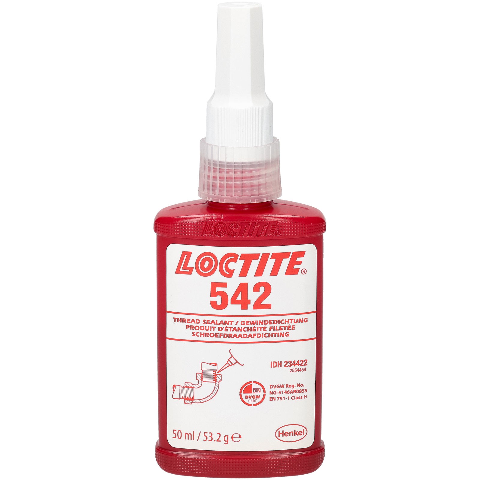 LOCTITE 542 Hydraulic Seal Medium Strength Thread Sealant 50ml