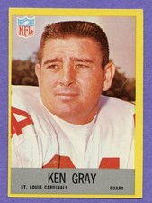 1967 Philadelphia Ken Gray #160 Cardinals EX-MT.