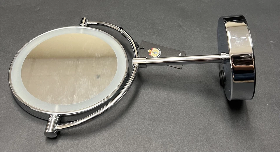 Espejo de afeitado/maquillaje Smedbo FK474E doble luz, cromo pulido Foto 4 de 4