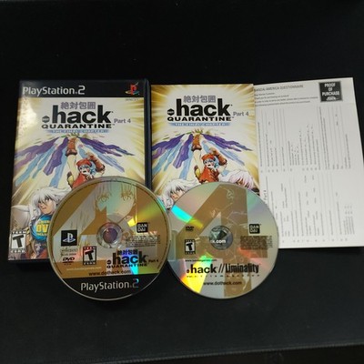 .hack//Quarantine Part 4 PS2 CIB W/ Bonus Disc + Reg Card Tested Authentic