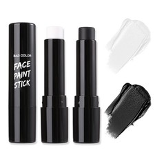 BADCOLOR Black White Face Body Paint Stick Eye for Adults 1PCS Skull