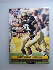 1991 Pro Set - Alfred Williams - 1990 Butkus Award Winner - Rookie Card 35. rookie card picture