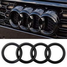 Auto Kühlergrill 4 Ringe Emblem Dekoration Zubehör für Audi Modelle