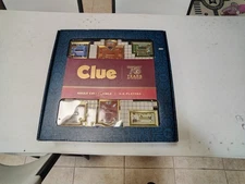 Clue 75th Anniversary Edition with Luxury Wooden Board - Rare Collectible - New