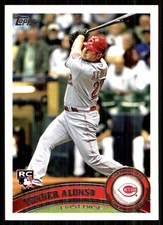 Yonder Alonso 2011 Topps #317 Reds MLB READ FREE SHIPPING AutographDen