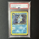 2000 POKEMON ROCKET 1ST ED #3 DARK BLASTOISE-HOLO PSA 1