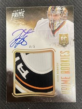 2013-14 PANINI PRIME IGOR BOBKOV #110 ROOKIE AUTO PATCH #ed 3/5