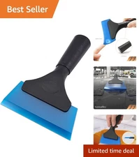 Blue Ergonomic 5-Inch Squeegee - Multi-Functional Tool for Home & Automotive