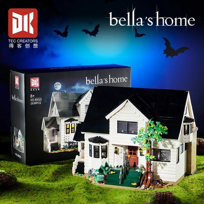 2539pcs MOC City Street Bella Villa Building Blocks Construction House Bricks