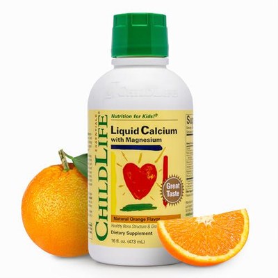CHILDLIFE ESSENTIALS Liquid Calcium Supplement for Kids - Baby Calcium with and