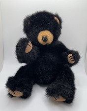 Vintage Russ  Blacky  Bear Plush 9  