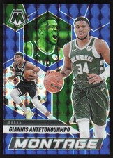 2024-25 PANINI MOSAIC MONTAGE BLUE GIANNIS ANTETOKOUNMPO 188/199 MILWAUKEE BUCKS