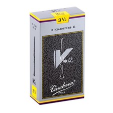 Vandoren V12 Bb Clarinet Reeds Strength 3.5 Box of 10
