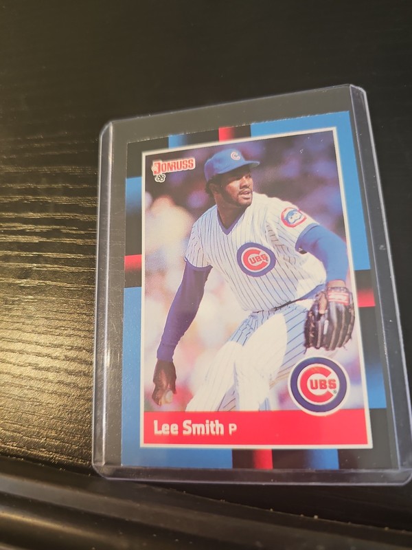 1988 Donruss - Lee Smith #292 Last Line Begins with Hurled