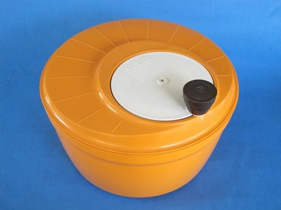 MOULINEX Salatschleuder Modell 313000 Orange 70/80er, Made in France, Vintage