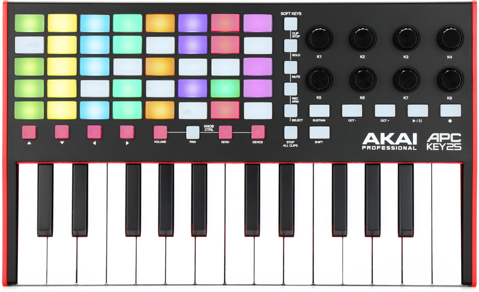 25-клавишный клавиатурный контроллер Akai Professional APC Key25 mk2 15490₽