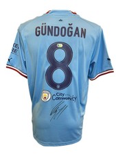 ILKAY GUNDOGAN SIGNED MAN CITY 22/23 UCL FINAL WINNERS SHIRT (ACG CERT AG17237)
