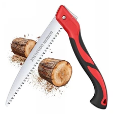 10 Inch Folding Saw Laser-Cut Teeth Pruning Saw for Tree Trimming, D2 Steel H...