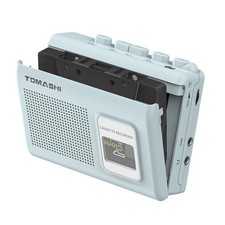 Portable Cassette Player Tape Recorder Walkman with Built-In Speaker Microphone