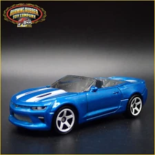 2016-2024 CHEVY CHEVROLET CAMARO CONVERTIBLE BLUE 1/64 SCALE DIECAST MODEL CAR
