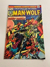 CREATURES ON THE LOOSE #37 1975 MAN-WOLF GIL KANE GEORGE PEREZ MARVEL COMIC O1