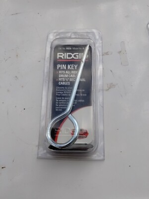 RIDGID 59230 COUPLING PIN KEY STEEL FITS 3/8'' &1/2'' DRUM CABLES- 5/8'' SEC CABLES