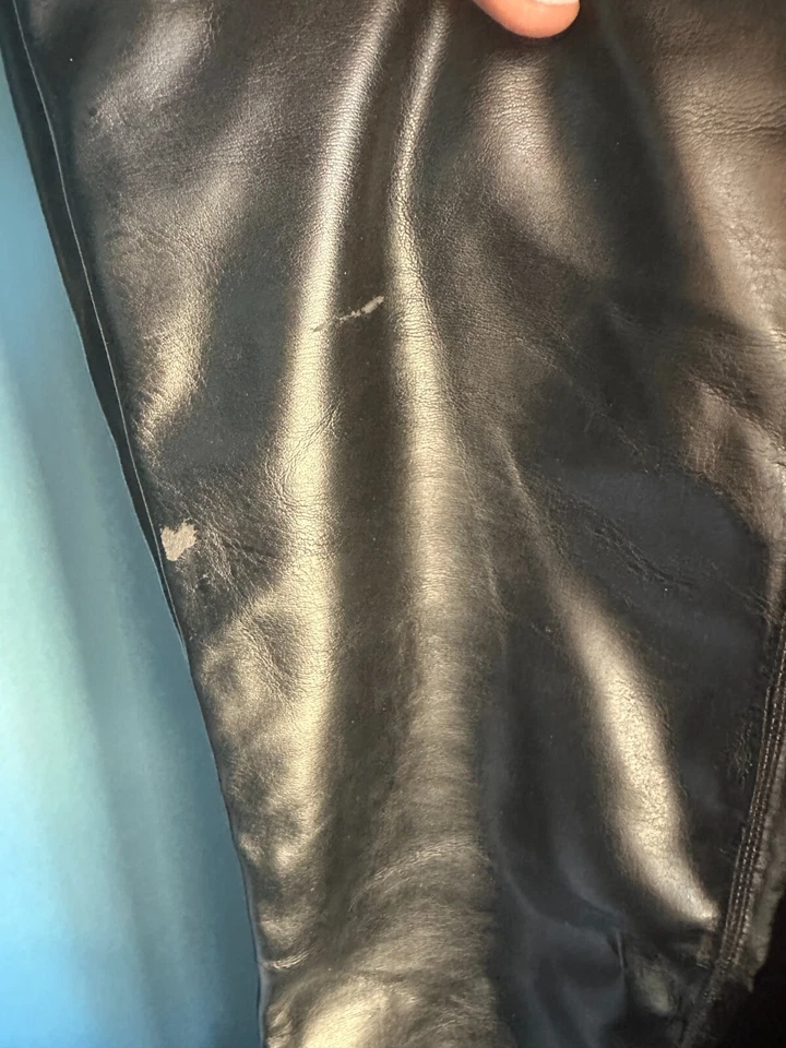 Stella McCartney tall black boots leather stiletto heels AS IS (see photos) 37.5 Foto 4 de 4