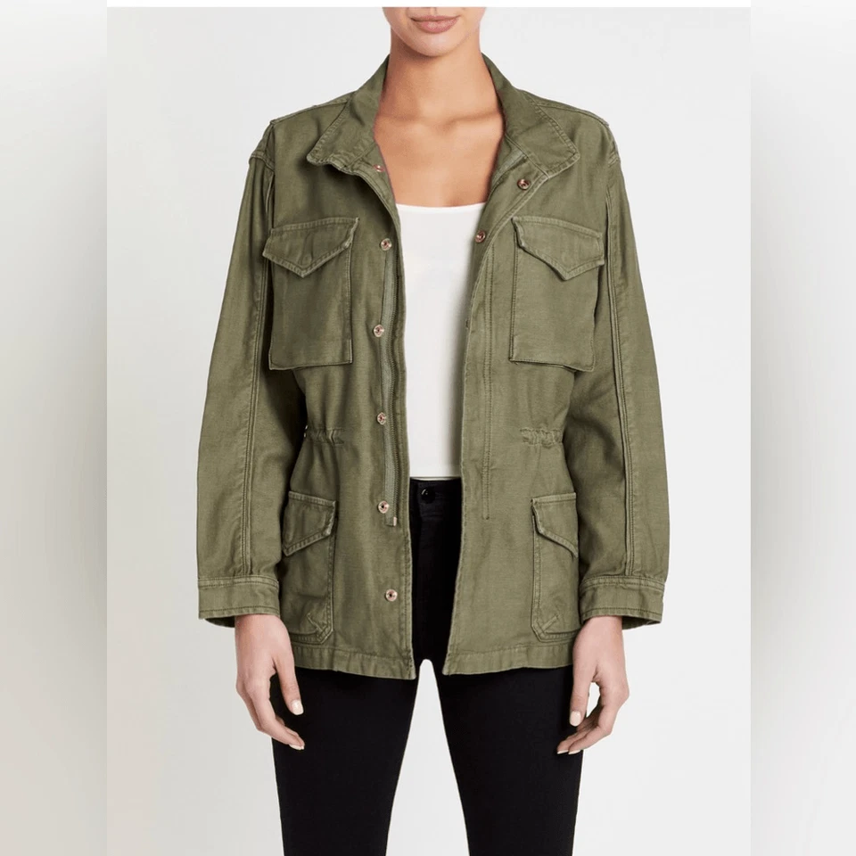 Frame Denim Service Military Utility Cargo Jacket. New L RRP £316.65 - Image 2 of 4