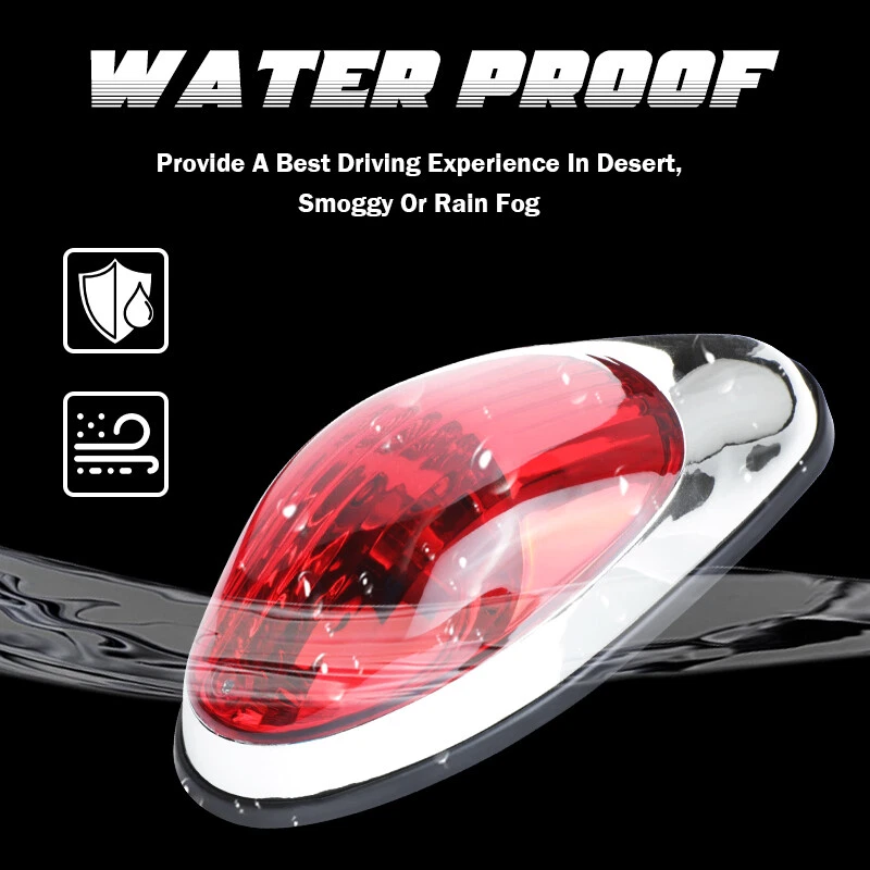 Luz trasera lámpara de funcionamiento de freno universal para Honda Yamaha Suzuki Kawasaki Foto 4 de 4