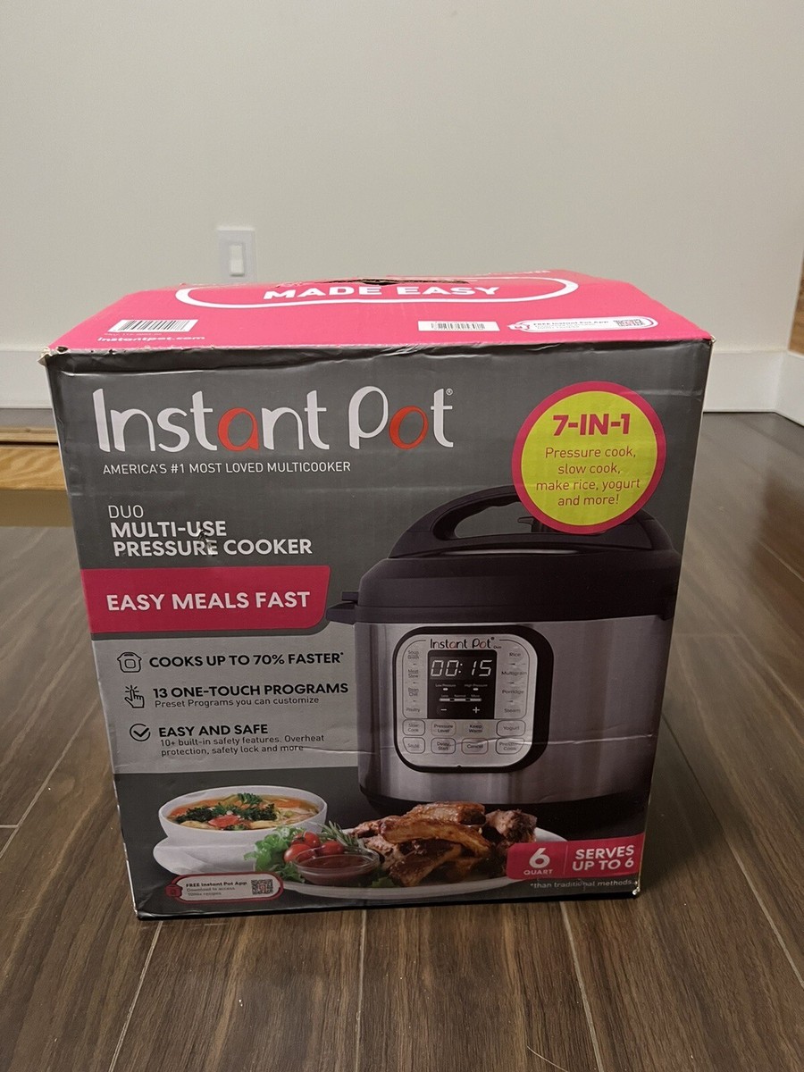Instant Pot IP-DUO60 7-in1 Electric Pressure Cooker Black