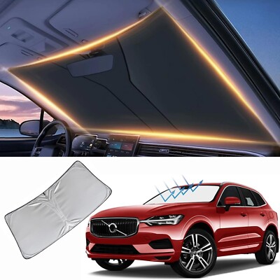 Front Windshield Sun Shade UV Blocker Reflector Foldable Fits 18-25 XC60