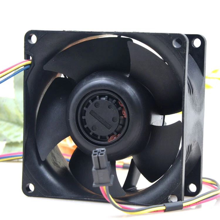 Ventilador de refrigeración doble bola 1 pieza ADDA AS08024DB389B00 8038 8CM 24V 0.60A Foto 3 de 4