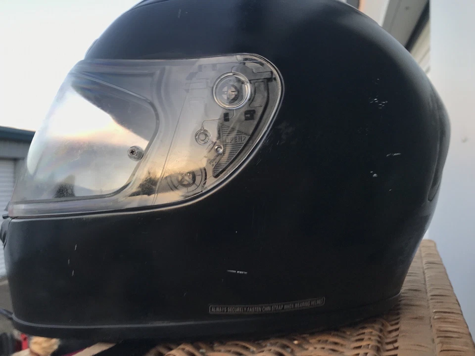 Шлем мотоциклетный HJC черный размер FG-17 M, L 7 1/8 - 7 1/4 S7-58 см CA1183-14 - Изображение 3 из 4