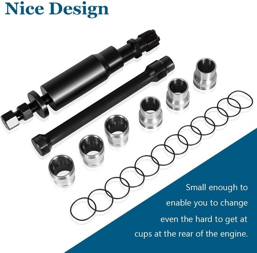 Injector Sleeve Cup Removal Tool & Install Kit For Caterpillar 3126B CAT C7 C9 - Picture 6 of 12