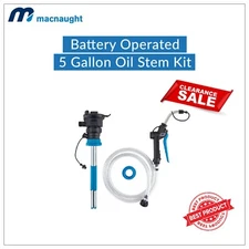 BOP20 Battery Operated Oil Pump Stem Kit with 1/2" Hose