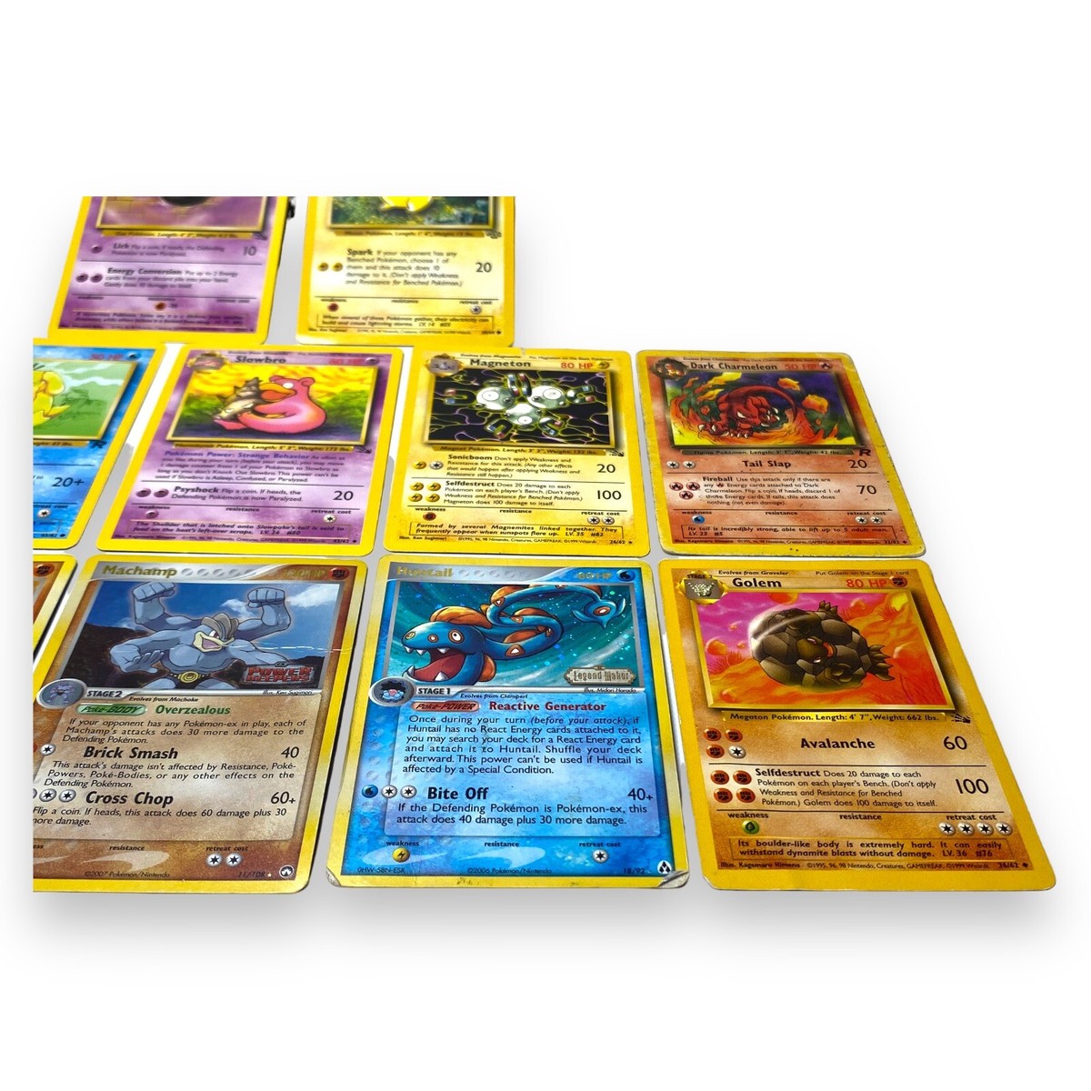 Pokémon - Vintage Card Lot - 12 Cards Total - Holo - Non Holo