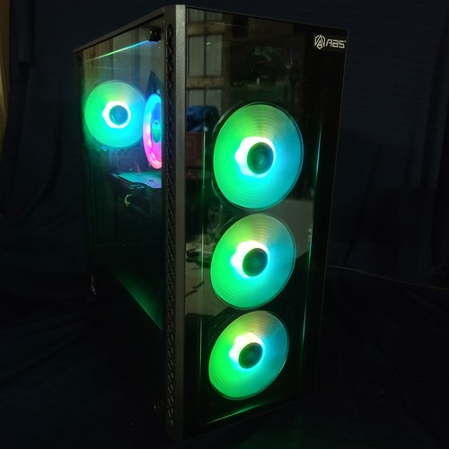 Gaming PC Computer Core i5 10400F 2.9GHz LED Case Keyboard Mouse Windows 10 Pro - Picture 3 of 9