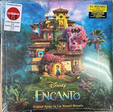 Encanto by Lin-Manuel Miranda (Record, Green, 2022) SEALED Shelfwear*