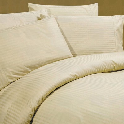 Bedding Items With Extra Deep Pocket 1000TC Egyptian-Cotton White Striped