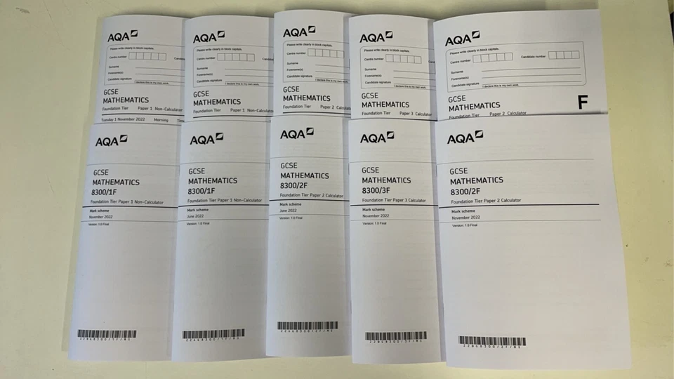 GCSE Past Test Paper Booklets & Answers Maths English Science & Other Subjects - Image 4 of 4