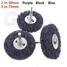 2" 3" 6mm Shank Clean And Strip Disc Rust Paint Welding Spatter Removal For Car
