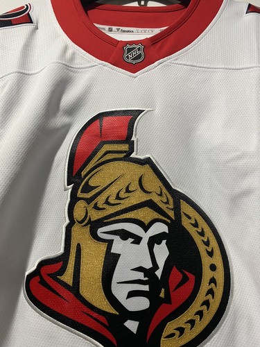Maglia Fanatics NHL Ottawa Senators bianca bianca bianca hockey breakaway GRANDE - Foto 2 di 7