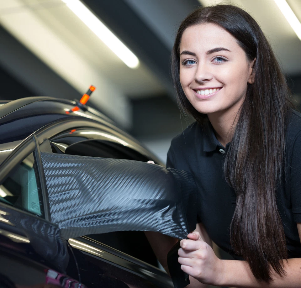 64,68€/m² 3M Autofolie Carbon Schwarz 3M 2080 CFS12 Car Wrapping 152cmx60cm - Bild 2 von 4