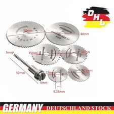 6-tlg HSS S&auml;geblatt f&uuml;r Dremel  Mini Kreiss&auml;ge Trennblatt Holz Metall De