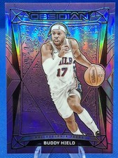 2023-24 Panini Obsidian Buddy Hield #125 Electric Etch Purple /49 Warriors 