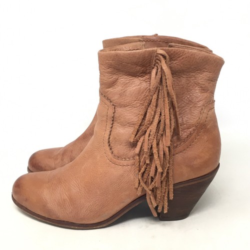 Sam Edelman Boots Womens Tan Leather 