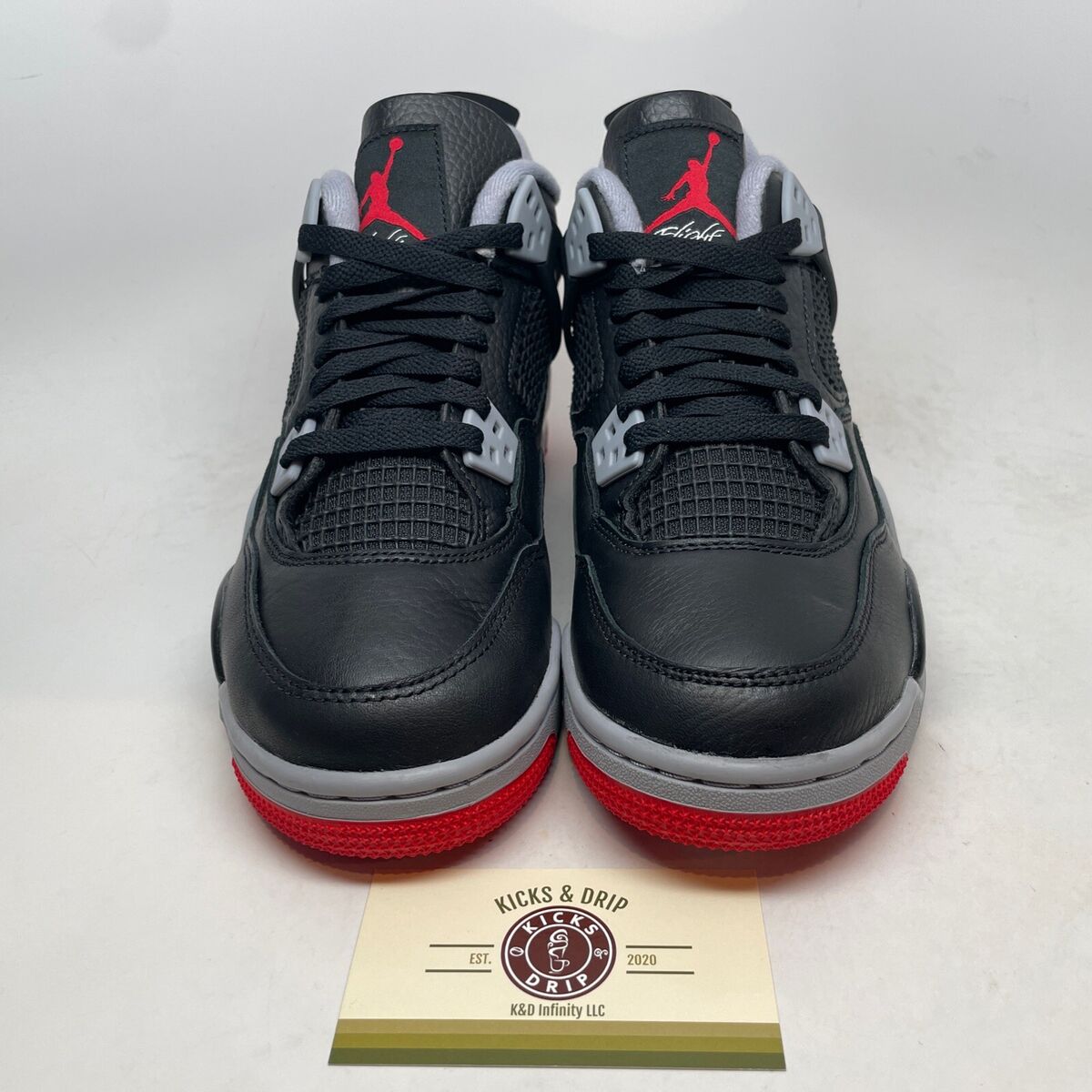 Air Jordan 4 lV Retro GS 'Bred Reimagined' Youth sz 4Y 4.5Y Air Jordan 4 lV Retro GS 'Bred Reimagined' Youth sz 4Y 4.5Y